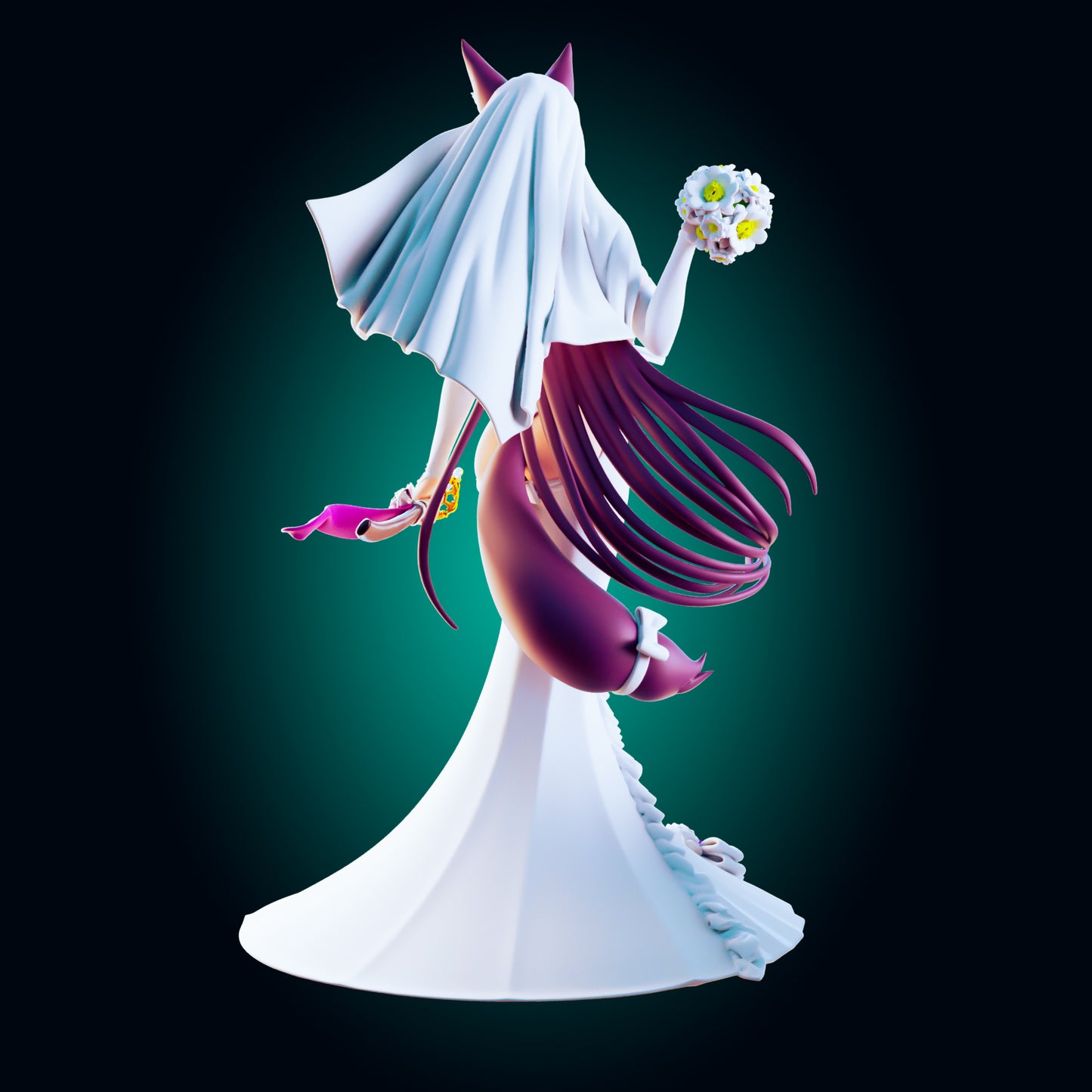 Musashi Bride from Officer Rhu Fan creation (ADULT Including FUTA editions now available.) Model Kit for painting and collecting.