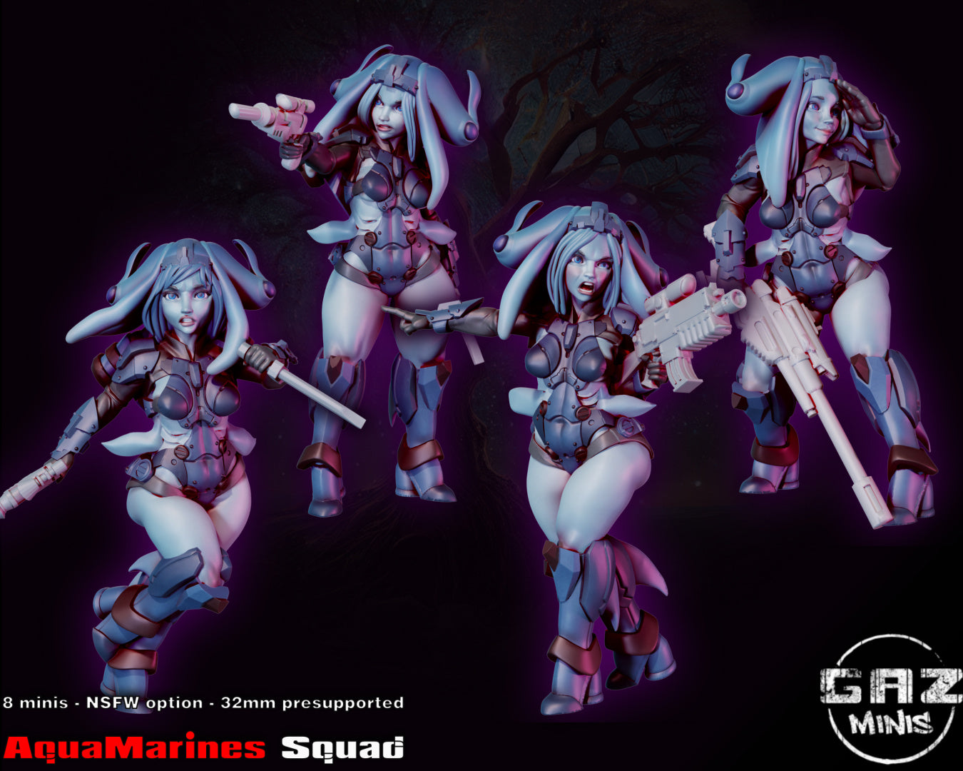Aqua Marines from GAZ Minis (August 2023 release)