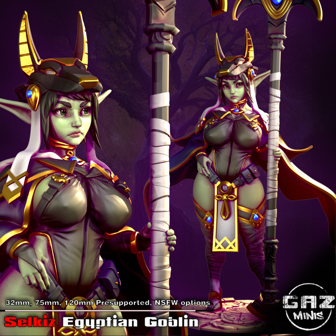 Selkiz Egyptian Goblin from GAZ Minis (September 2023 release)