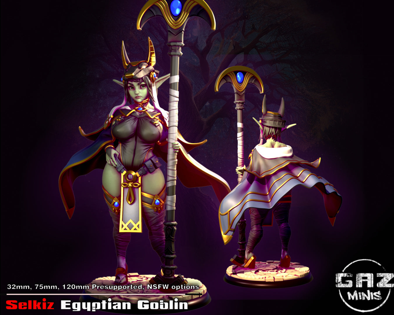 Selkiz Egyptian Goblin from GAZ Minis (September 2023 release)