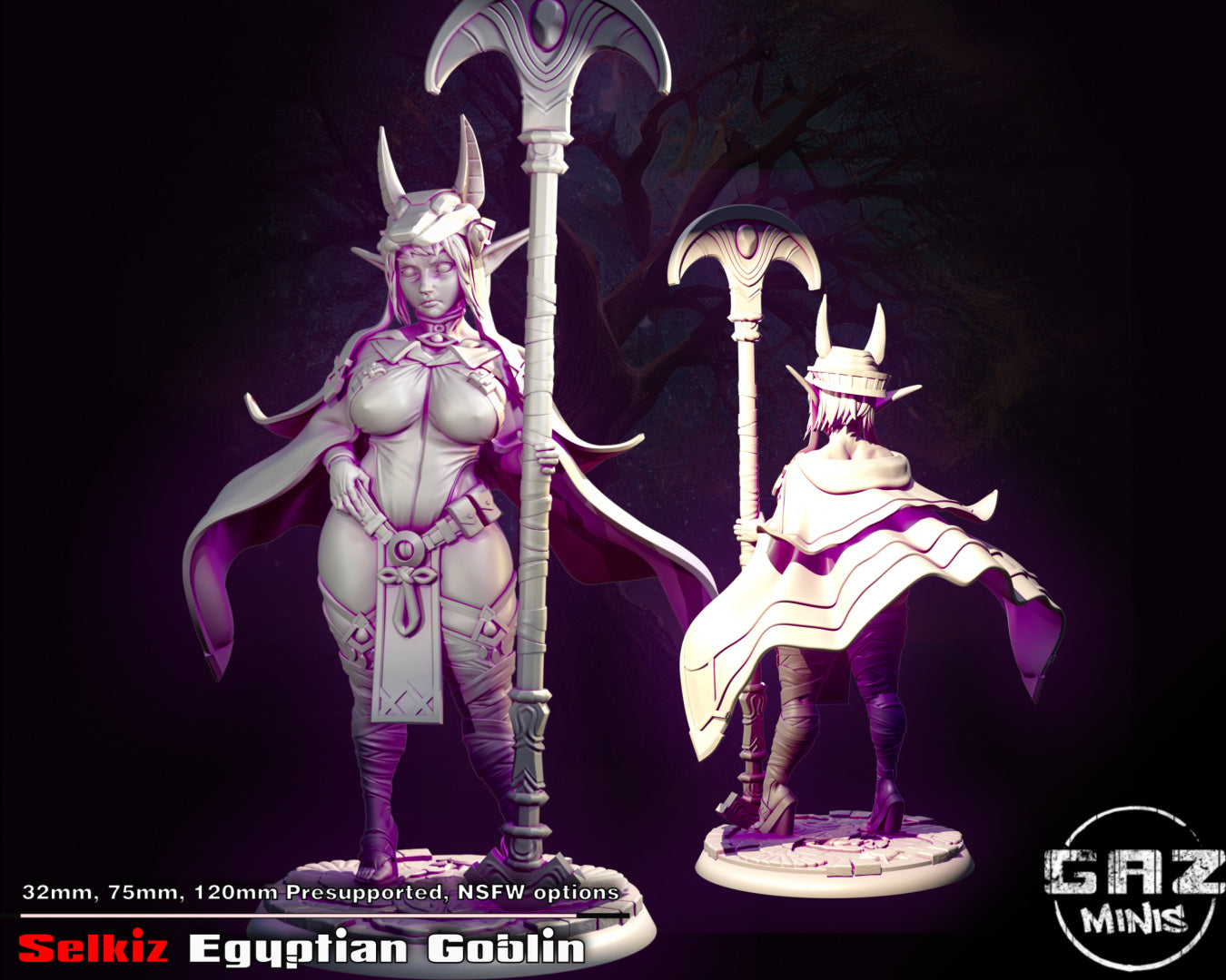 Selkiz Egyptian Goblin from GAZ Minis (September 2023 release)