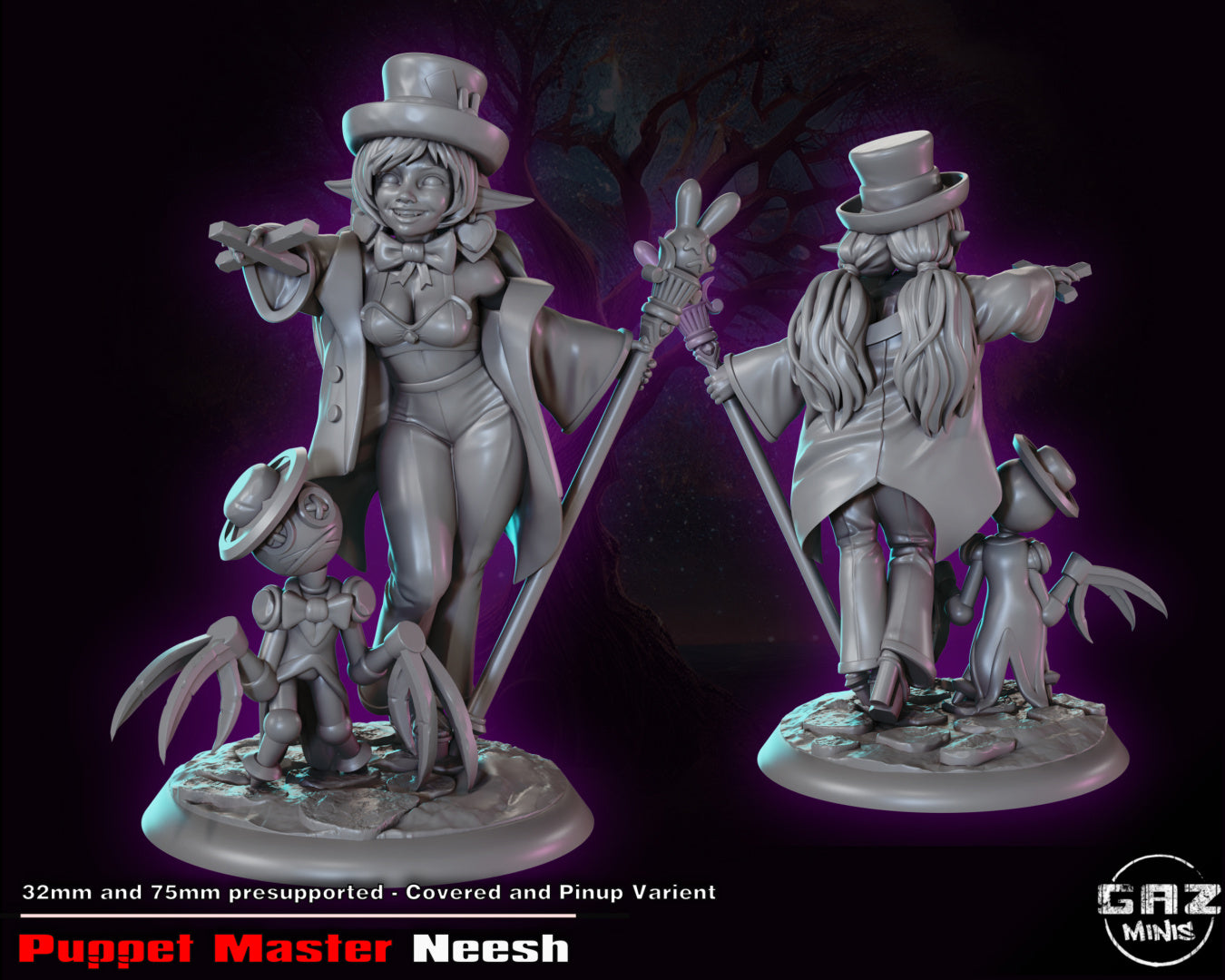Puppet Master Neesh from GAZ Minis (January2024 release)