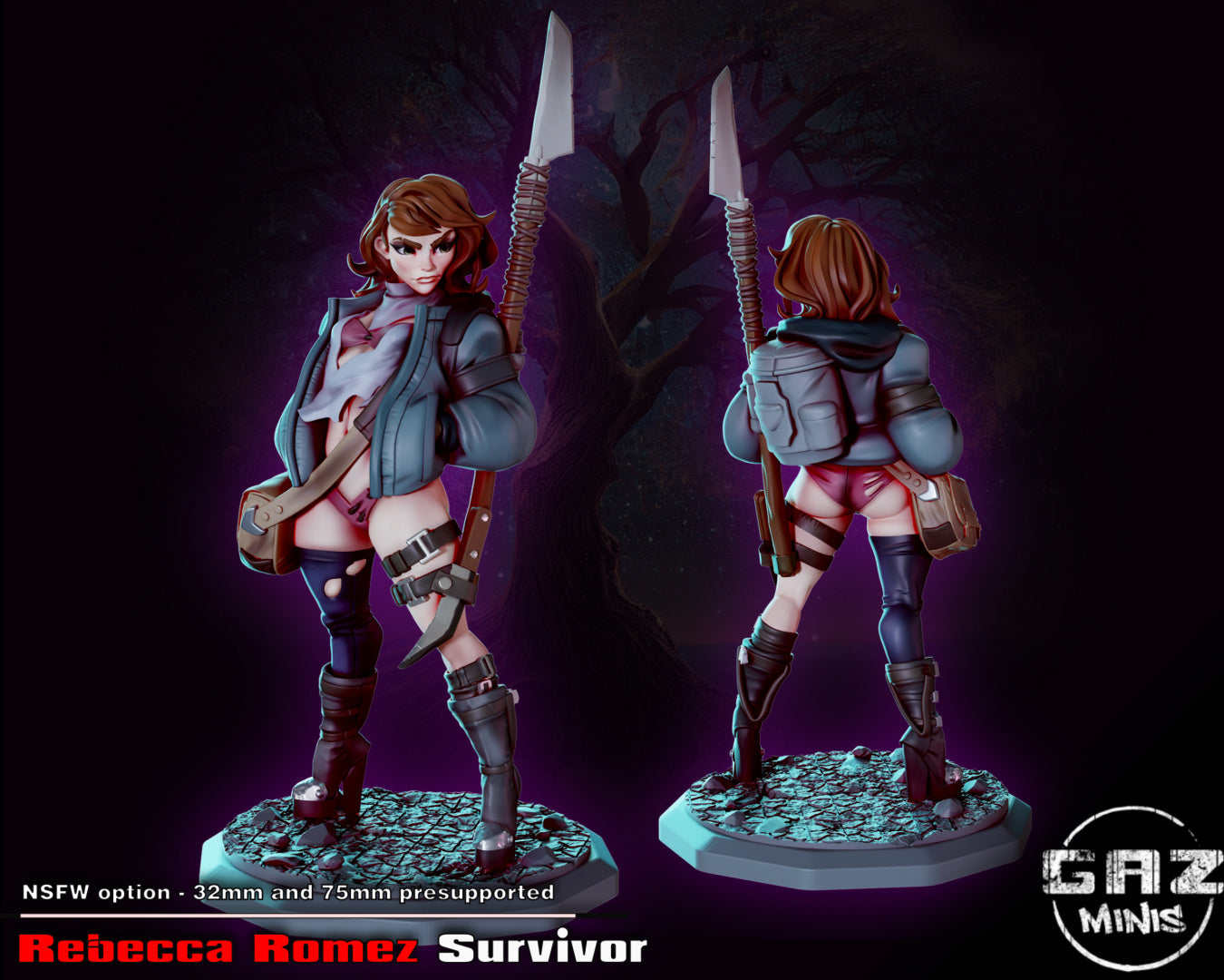 Rebecca Romez Survivor from GAZ Minis (June 2023 release)