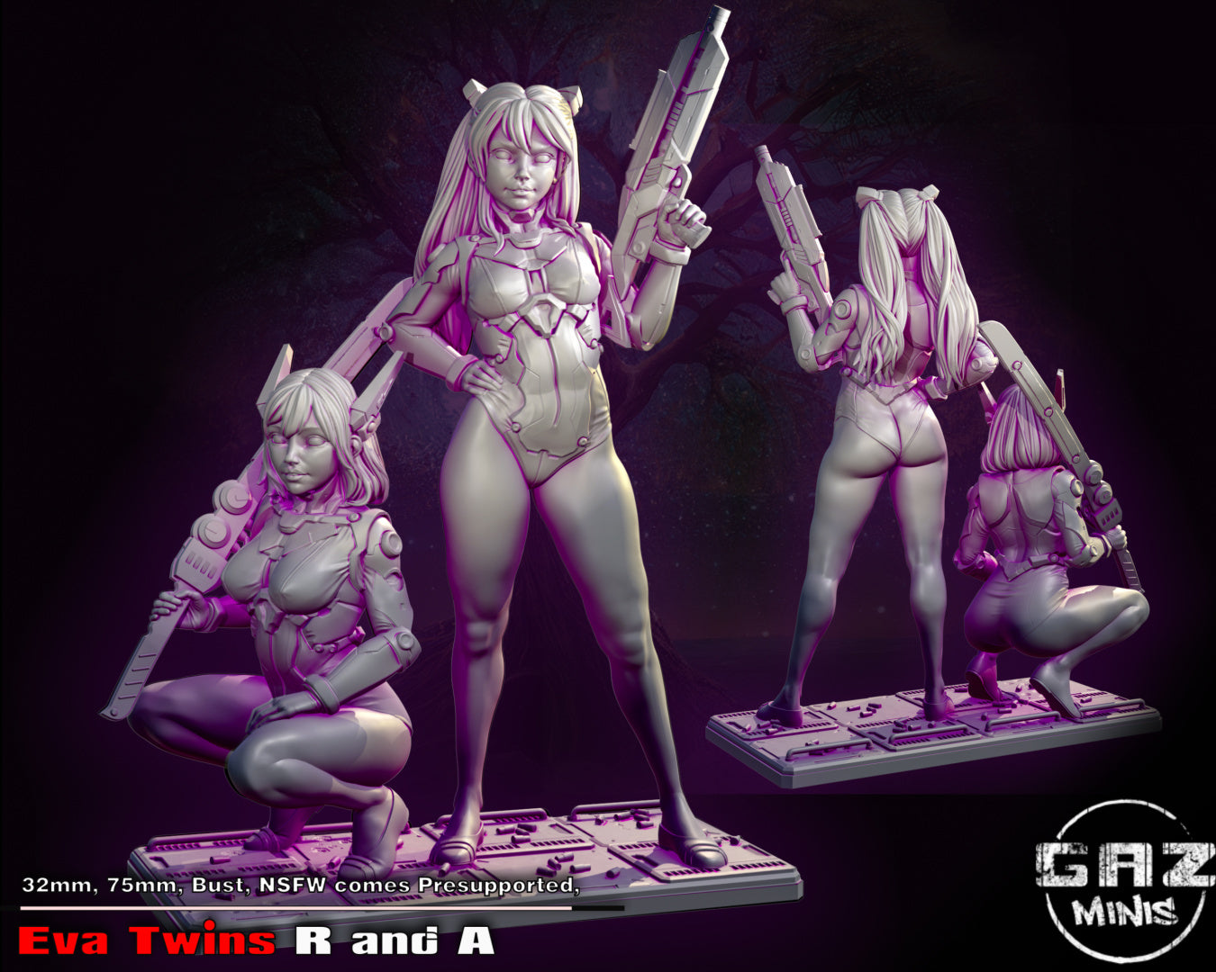 EVA Twins from GAZ Minis (August 2023 release)