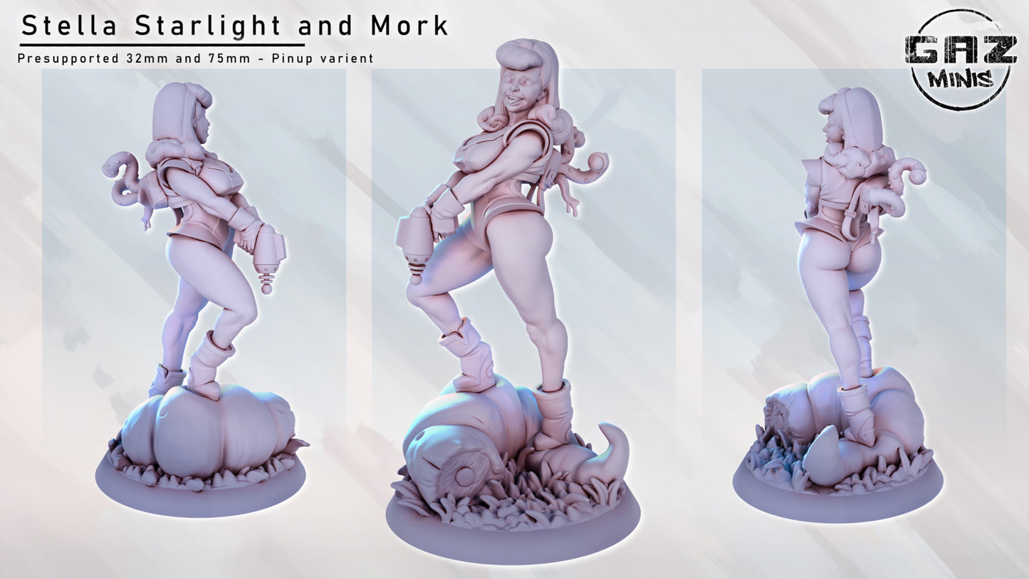Stella Starlight and Mork - Fan art from GAZ Minis (May 2024 release)