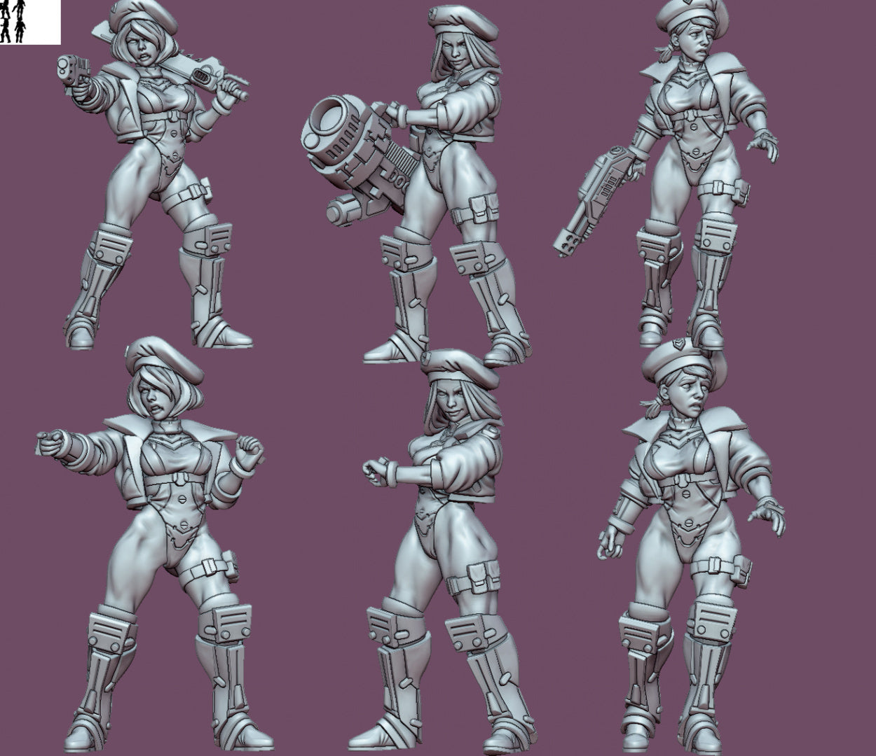 Beret Squad 2 Warband from GAZ Minis (May 2023 release)
