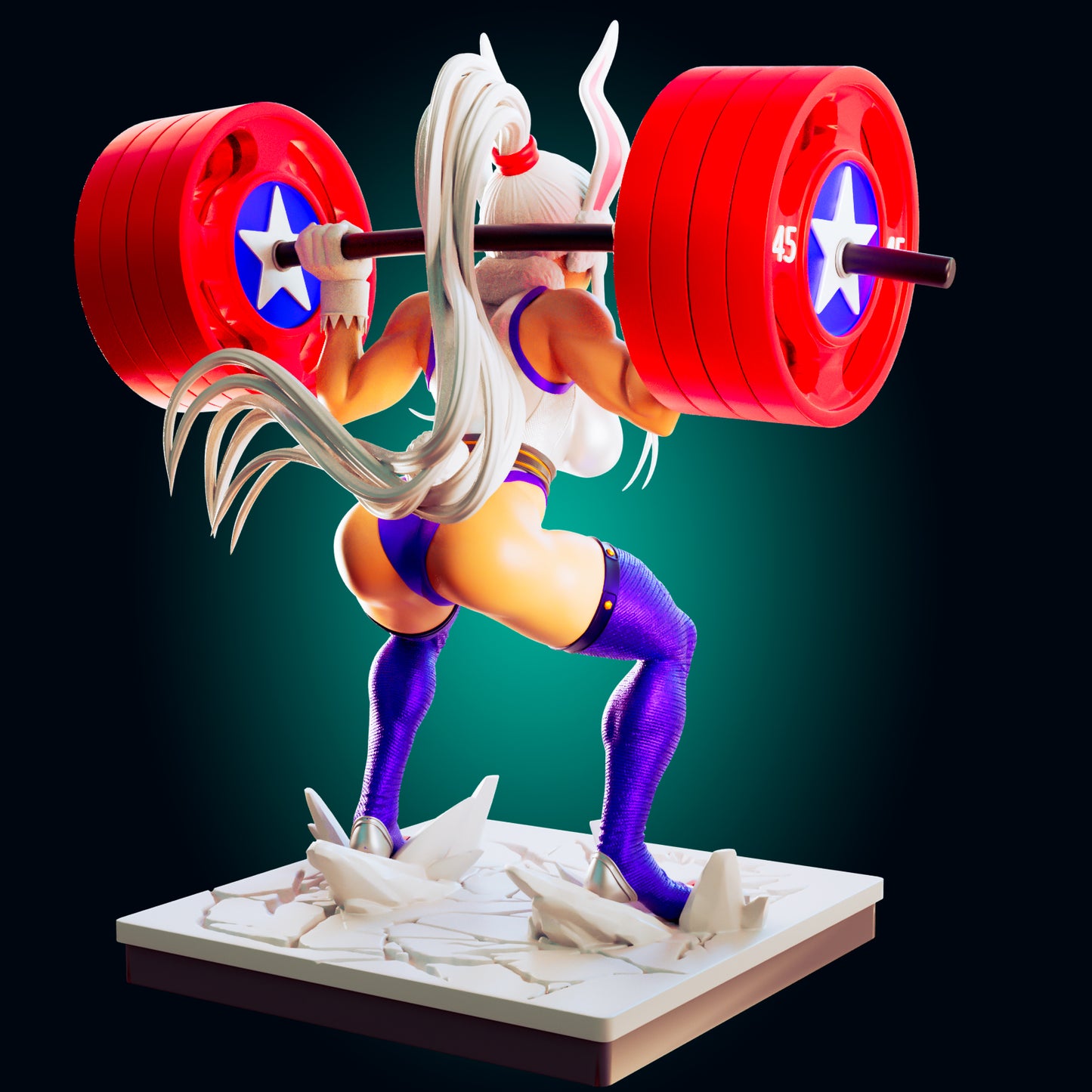 Rumi from My Hero Academia from Officer Rhu Fan creation (ADULT Including FUTA editions now available.) Model Kit for painting and collecting.