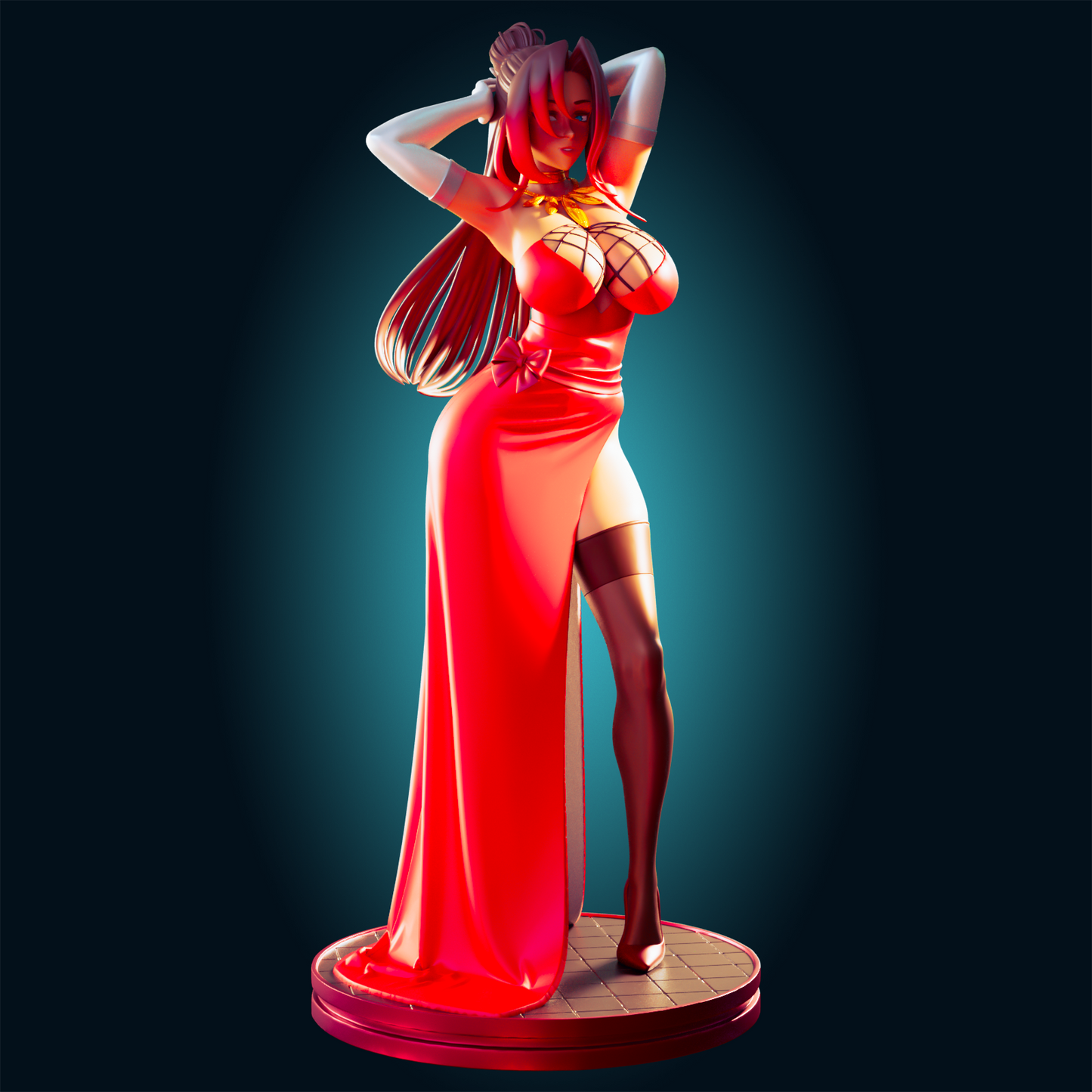 Sylvia : Anime Character from Officer Rhu Fan creation (ADULT Including FUTA editions now available.) Model Kit for painting and collecting.