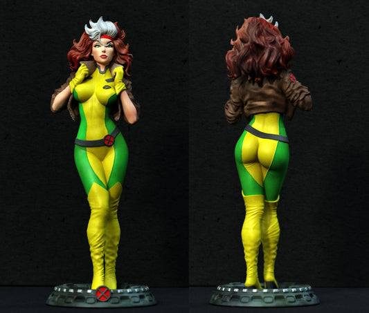 Classic X-Men Style Rogue Figurine Model Kit for collecting, building and painting