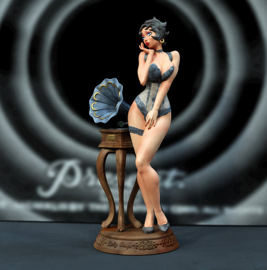 Betty Boop Pin-up style Figurine Model Kit for collecting, building and painting