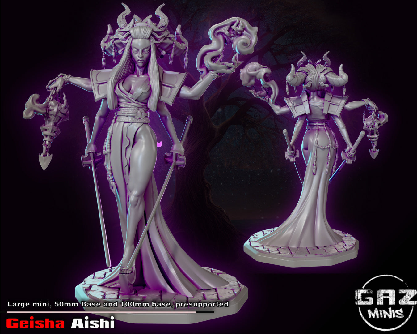 Geisha Aishi from GAZ Minis (April 2023 release)
