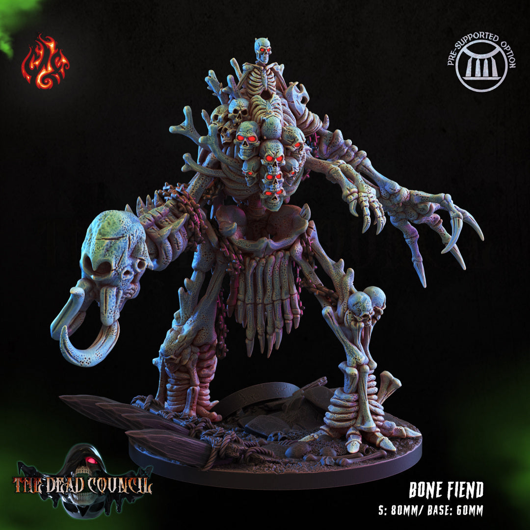 Bone Fiend - The Dead Council Series from Crippled God Foundry - Table-top gaming mini and collectable for painting.