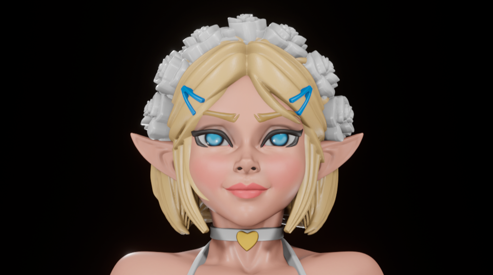 Elf Brides (May Release 2023) - Female Adult Figurine for collecting, painting and showing off! Digital Dark Pinup Classic