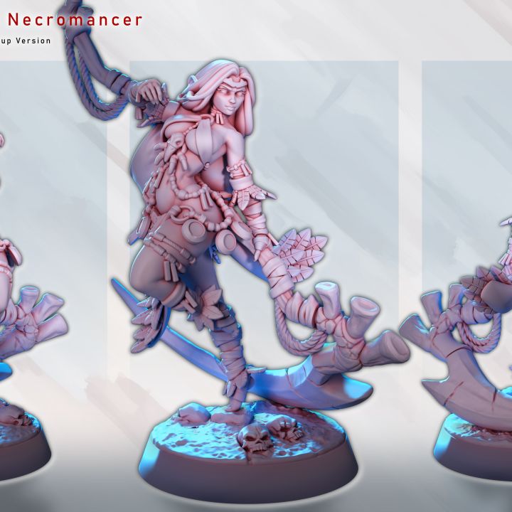 Amazon Necromancer - Fan art from GAZ Minis 2026