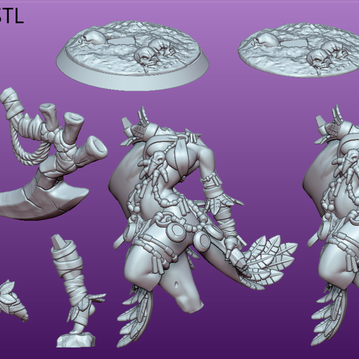 Amazon Necromancer - Fan art from GAZ Minis 2026