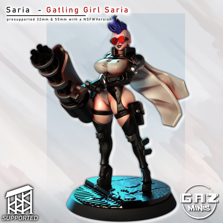 Gatling Girl Saria - Fan art from GAZ Minis 2026
