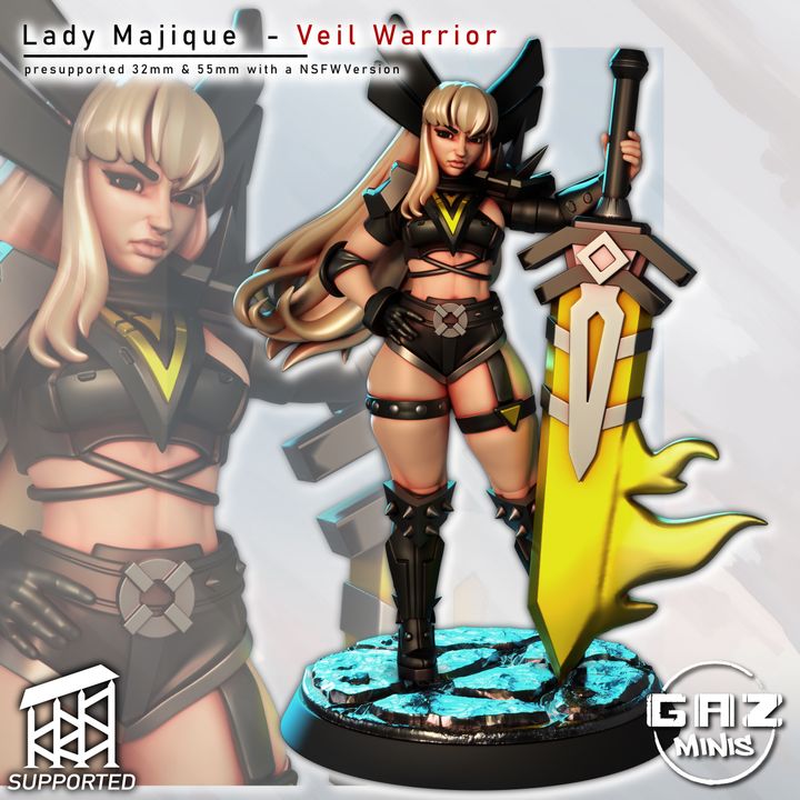 Lady Majique - Fan art from GAZ Minis 2026
