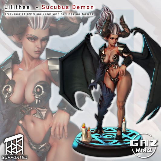 Lilithae Demon Sucubus - Fan art from GAZ Minis 2026