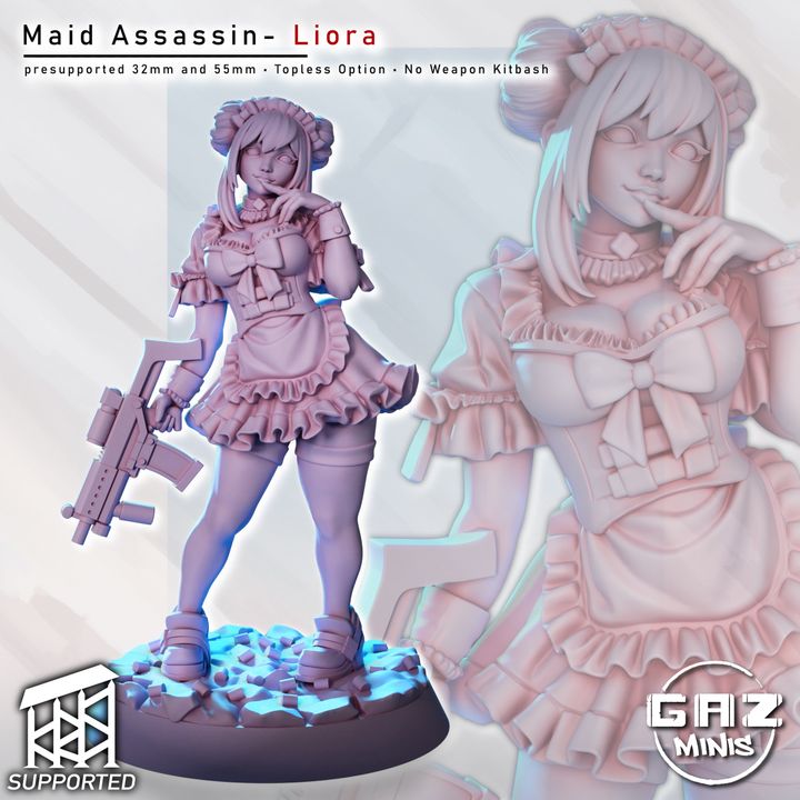 Assassin Maid - Fan art from GAZ Minis 2026