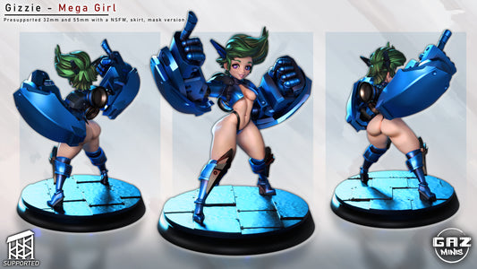 Mega Girl - Fan art from GAZ Minis 2025