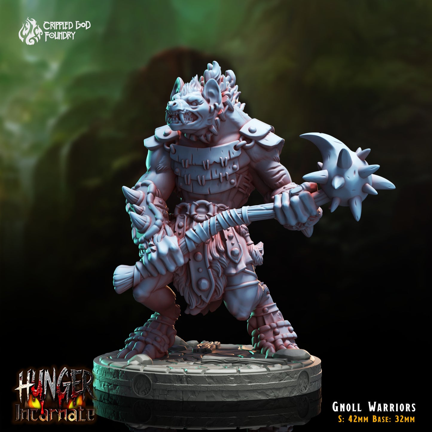 Hunger Incarnate (DND MINIS) Path Finder, and other TTRPG - from Crippled God Foundry - Table-top gaming mini and collectable for painting.