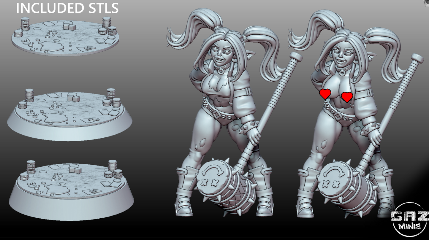 Violet Duskmire - Necromancer - Fan art from GAZ Minis (2024 release)