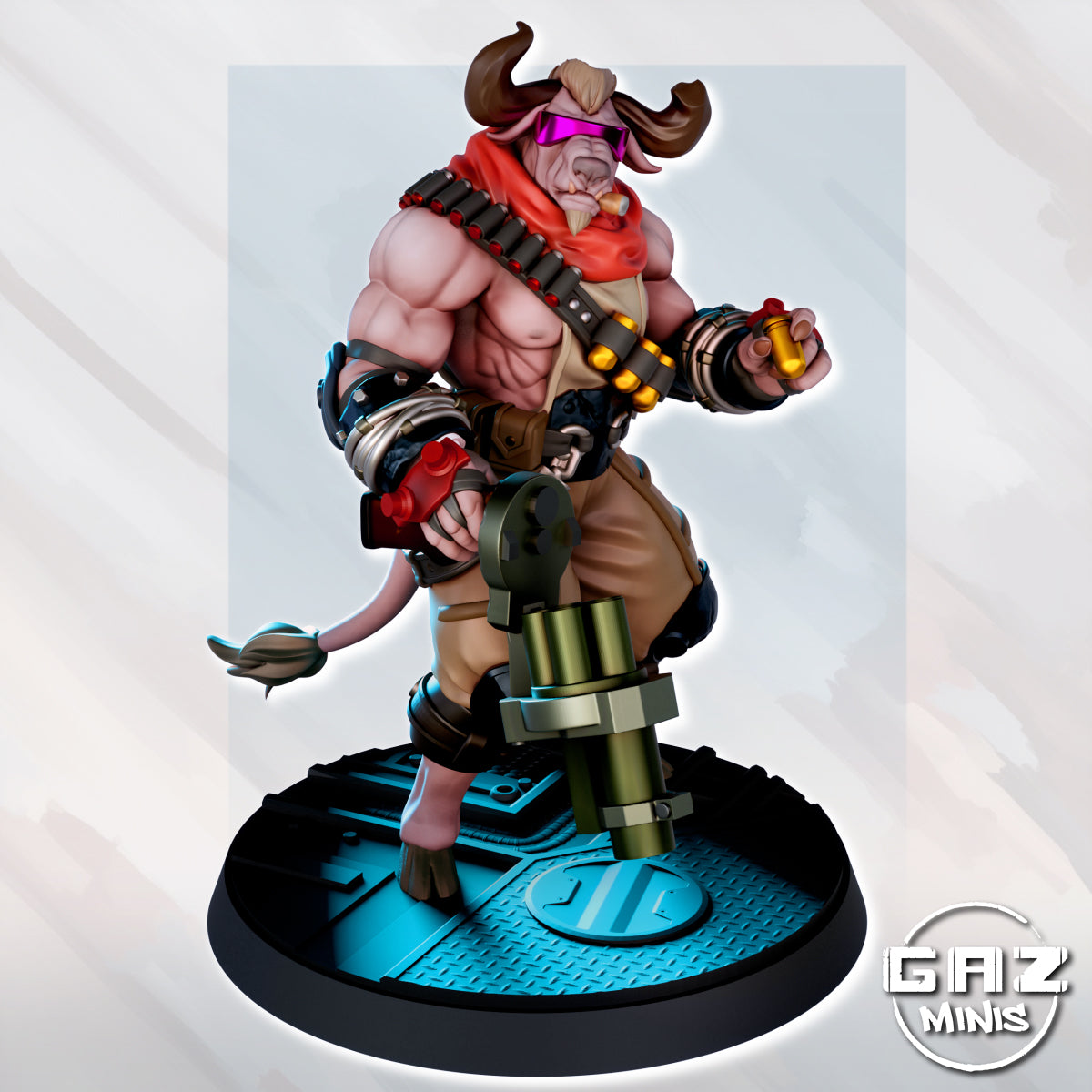 Iron Blast - Fan art from GAZ Minis (2024 release)