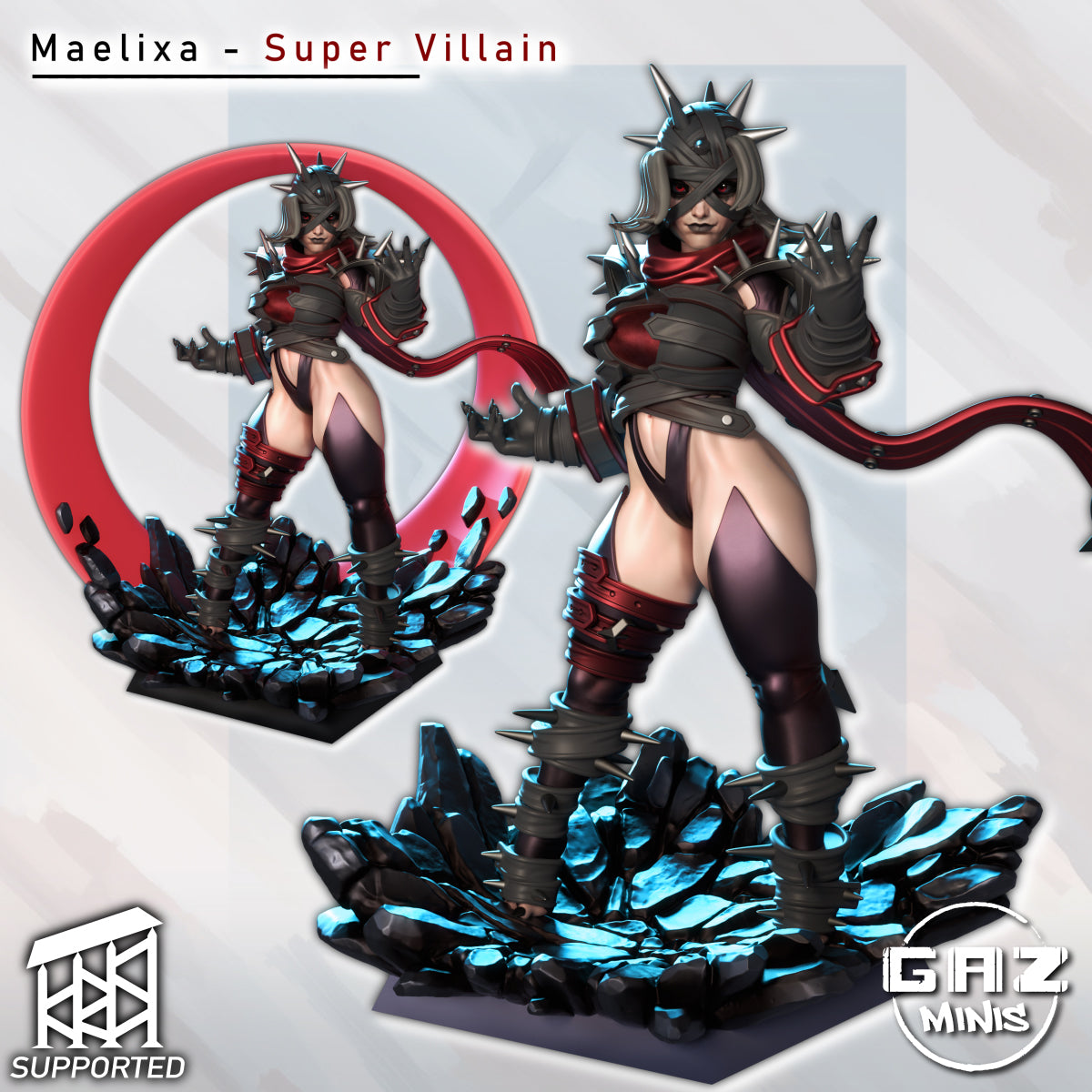 Maelixa Super Villain - Fan art from GAZ Minis 2025