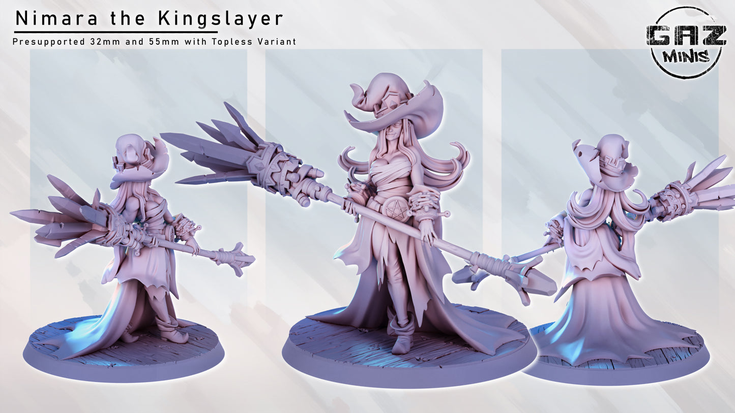 Nimara the Kingslayer - Fan art from GAZ Minis (2024 release)