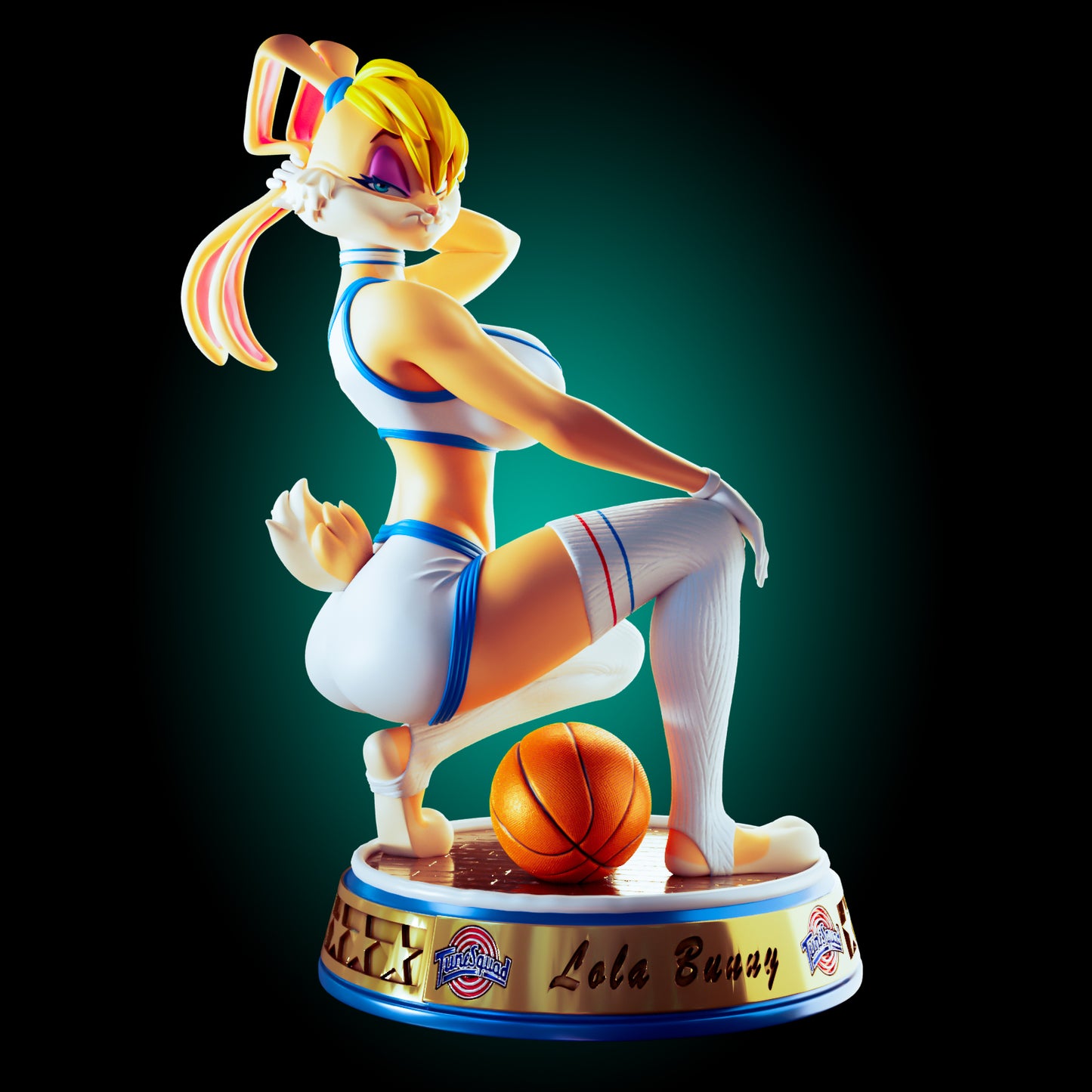 Lola The Bunny | Lola Bunny from the Toon Squad | Space Jam from Officer Rhu (FUTA editions are now available for all ADULT figures) Model Kit for painting and collecting.