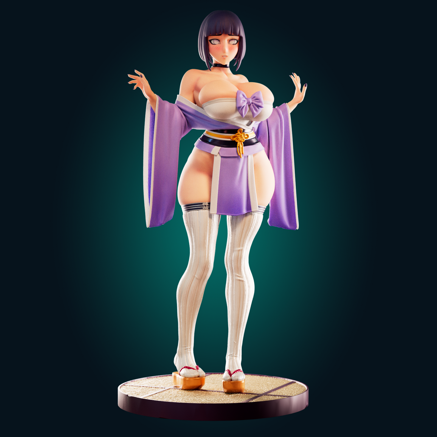 Hinata (ADULT  Including FUTA editions now available.) Model Kit for painting and collecting.