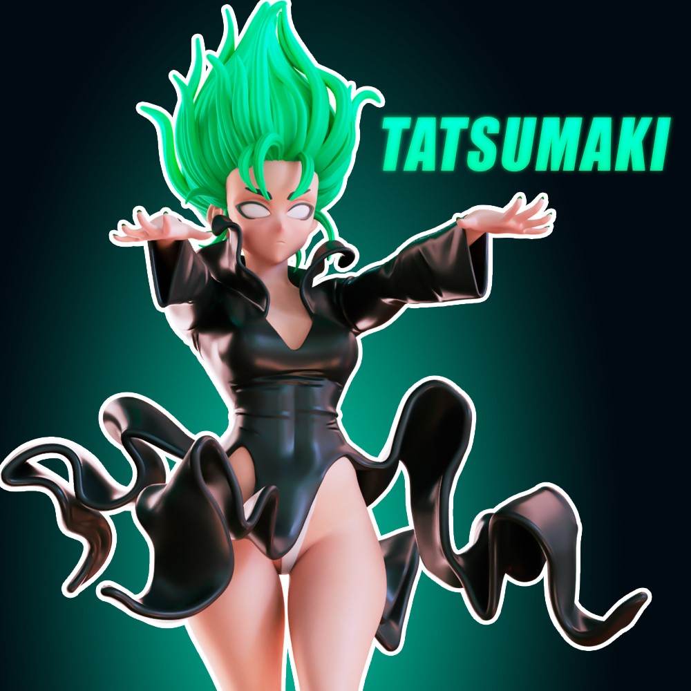 Tatsumaki from One Punch Man from Officer Rhu Fan creation (ADULT) Model Kit for painting and collecting.