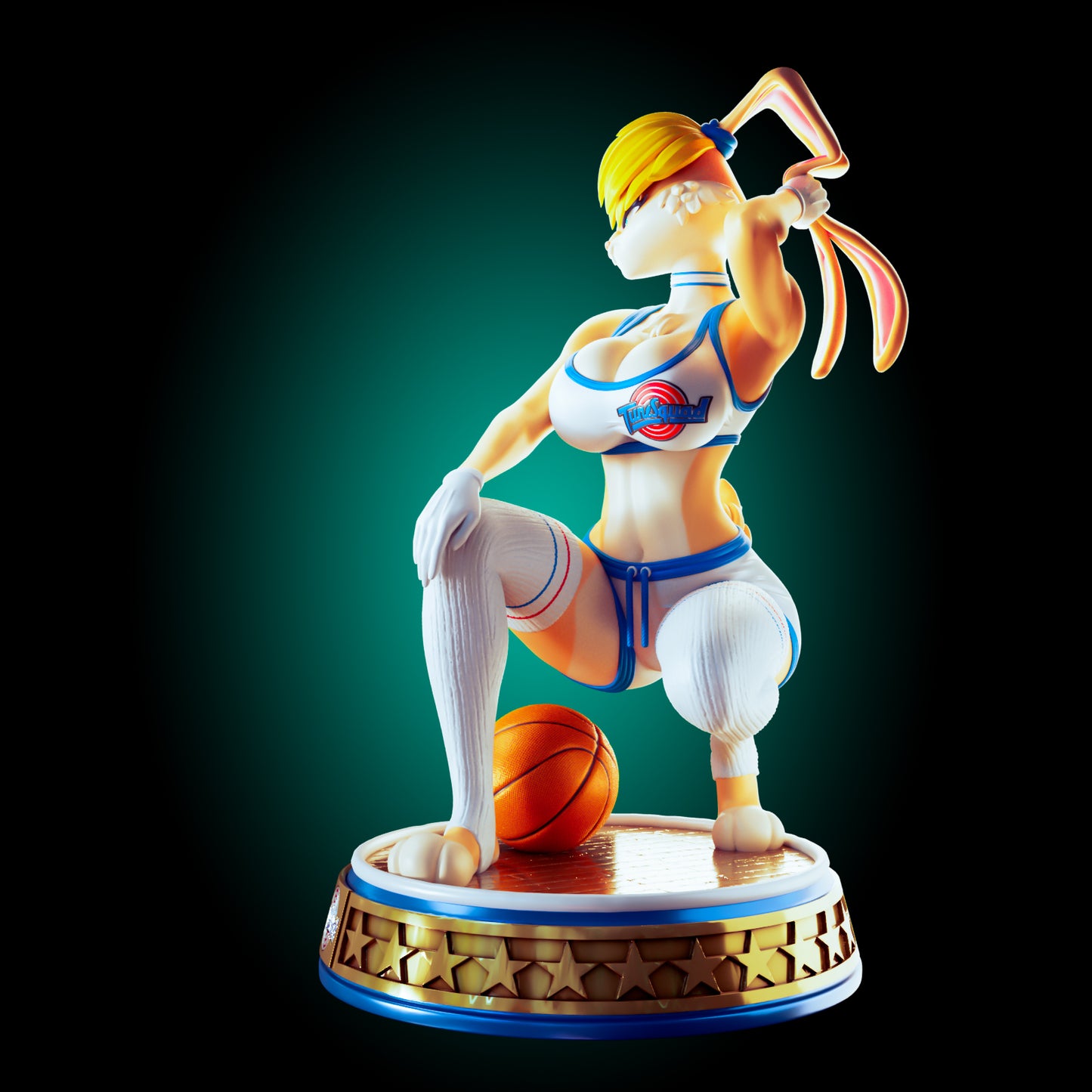 Lola The Bunny | Lola Bunny from the Toon Squad | Space Jam from Officer Rhu (FUTA editions are now available for all ADULT figures) Model Kit for painting and collecting.