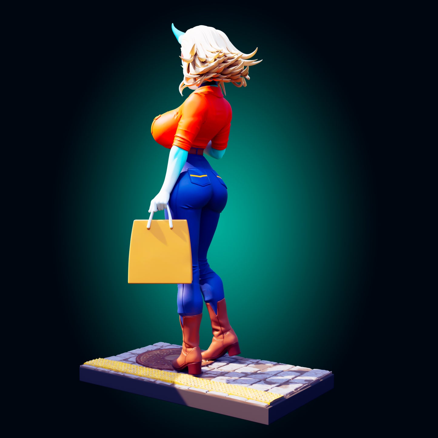 Ippan Josei | Fox Girl/Midoriya Izuku | My Hero Academia from Officer Rhu Fan creation (ADULT | FUTA editions now available.) Model Kit for painting and collecting.