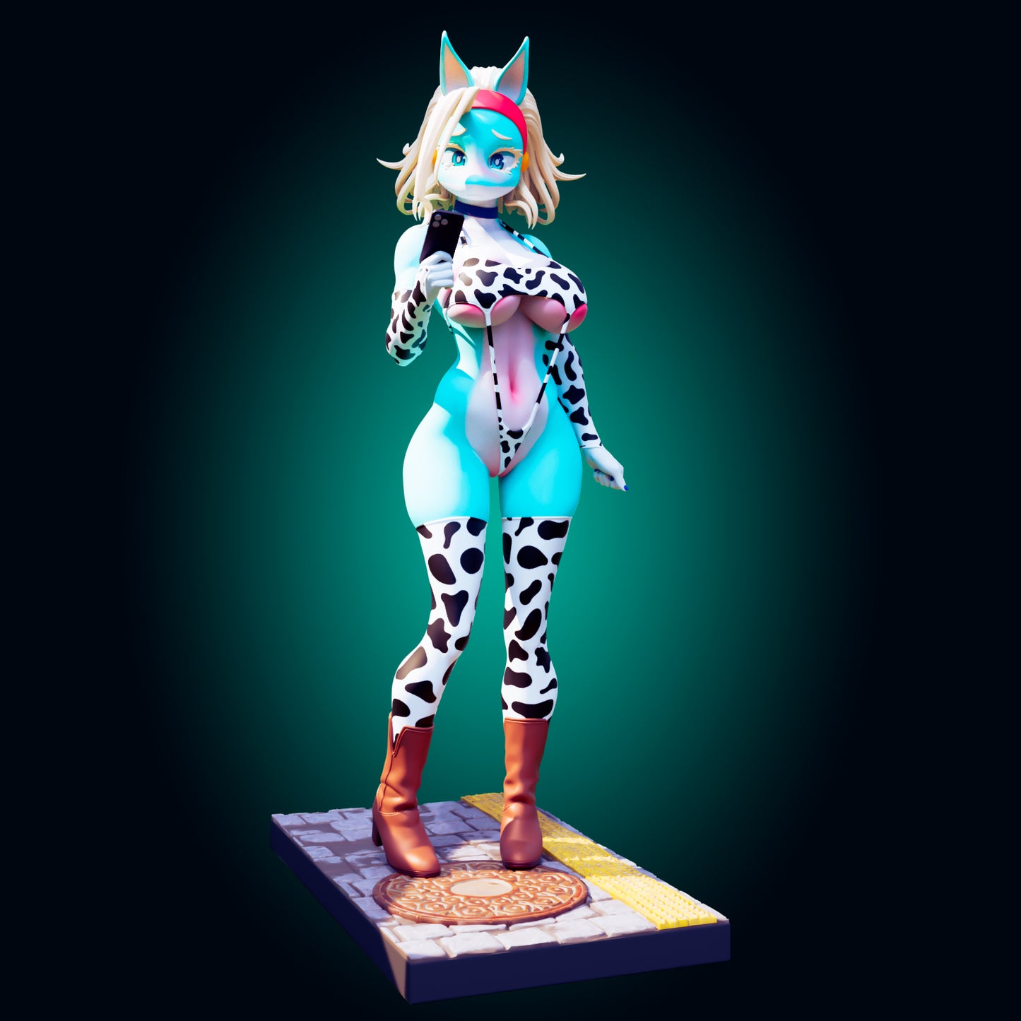 Ippan Josei | Fox Girl/Midoriya Izuku | My Hero Academia from Officer Rhu Fan creation (ADULT | FUTA editions now available.) Model Kit for painting and collecting.