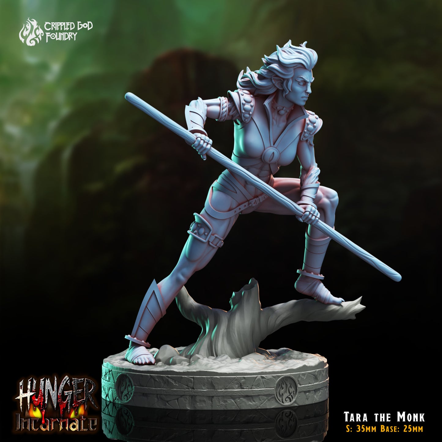 Hunger Incarnate (DND MINIS) Path Finder, and other TTRPG - from Crippled God Foundry - Table-top gaming mini and collectable for painting.