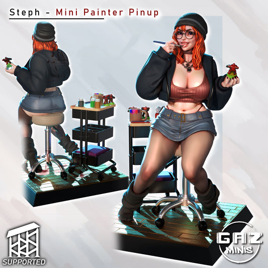 Stephanie Mini Painter - Fan art from GAZ Minis