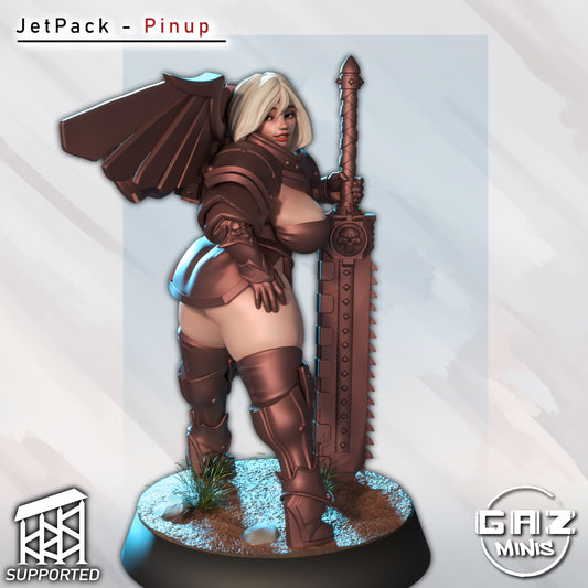 Jet Pack Pin-up - Fan art from GAZ Minis 2025