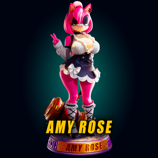 Amy Rose (ADULT  Including FUTA editions now available.) Model Kit for painting and collecting.