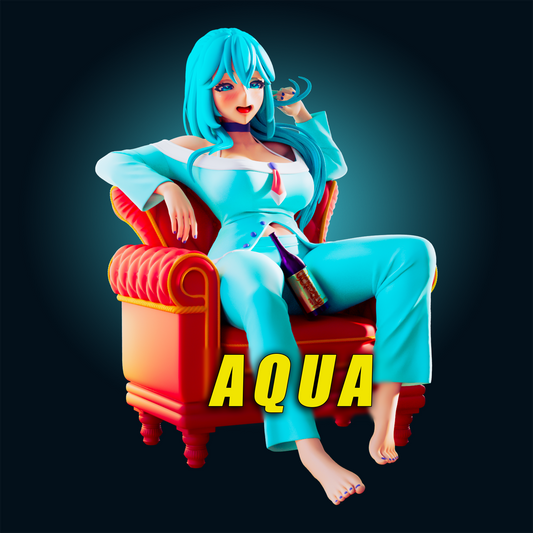 Aqua Kono Subarashii Sekai ni Shukufuku wo! from Officer Rhu Fan creation (ADULT  Including FUTA editions now available.) Model Kit for painting and collecting.
