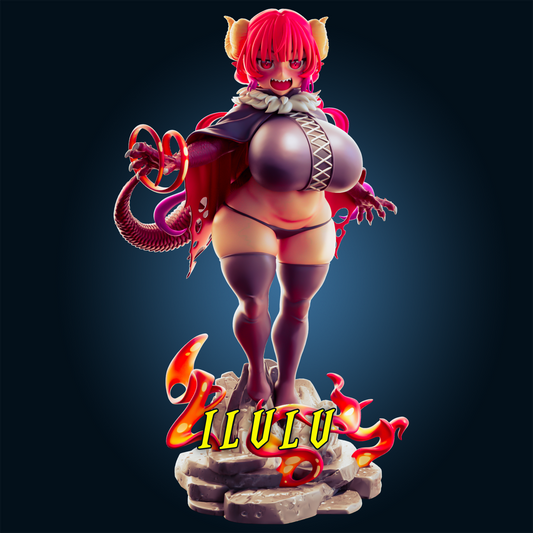 Ilulu from Officer Rhu Fan creation (ADULT  Including FUTA editions now available.) Model Kit for painting and collecting.