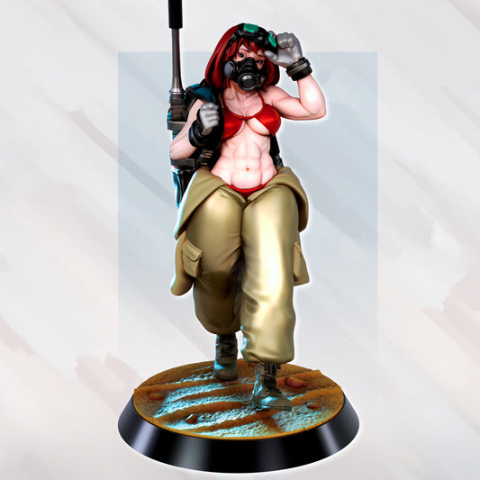 Krenzia Military girl - Fan art from GAZ Minis (2024 release)