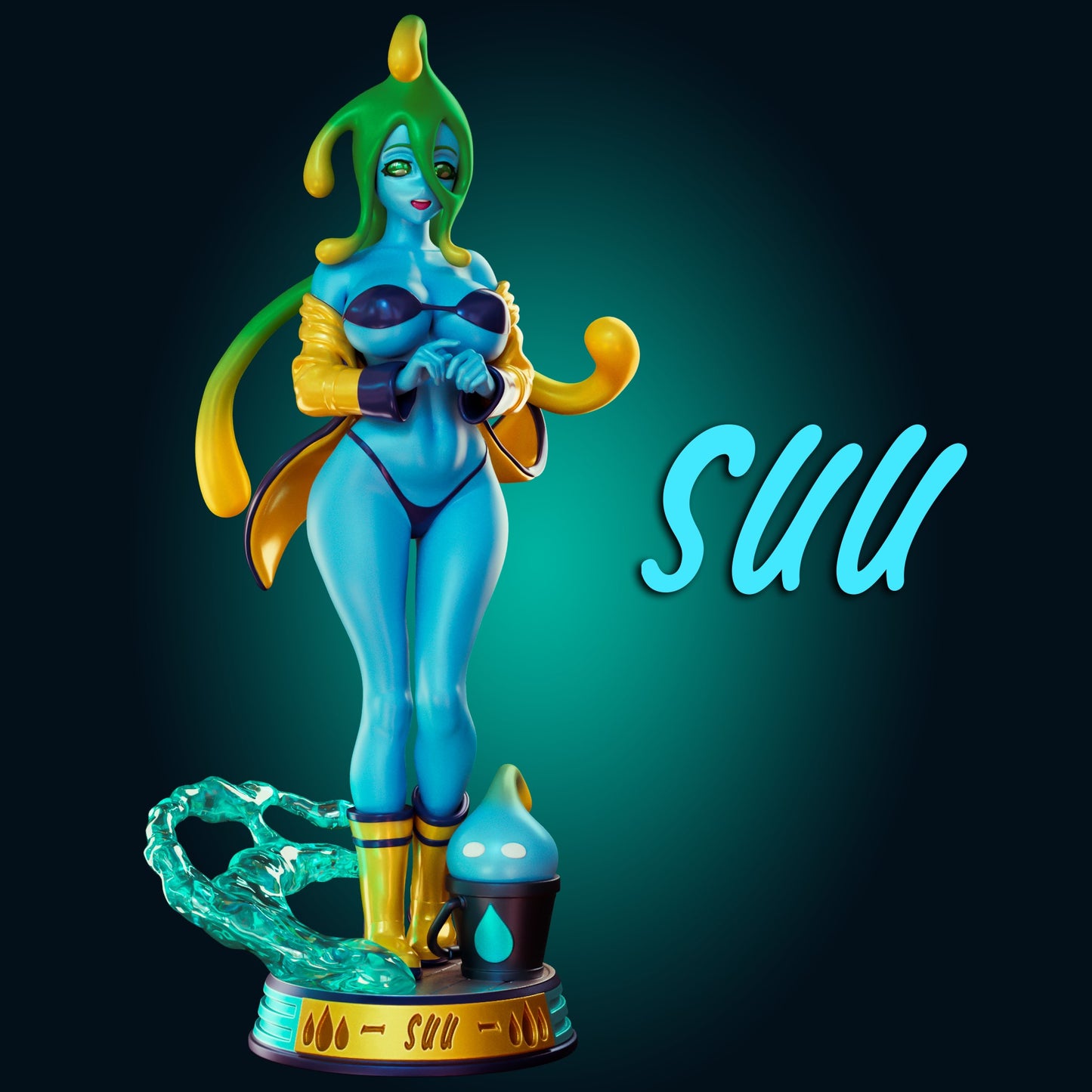 Suu from Officer Rhu Fan creation (ADULT) Model Kit for painting and collecting.