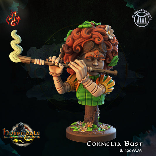 Hobbitdale - Cornelia the Bard from Crippled God Foundry - Table-top gaming mini and collectable for painting.