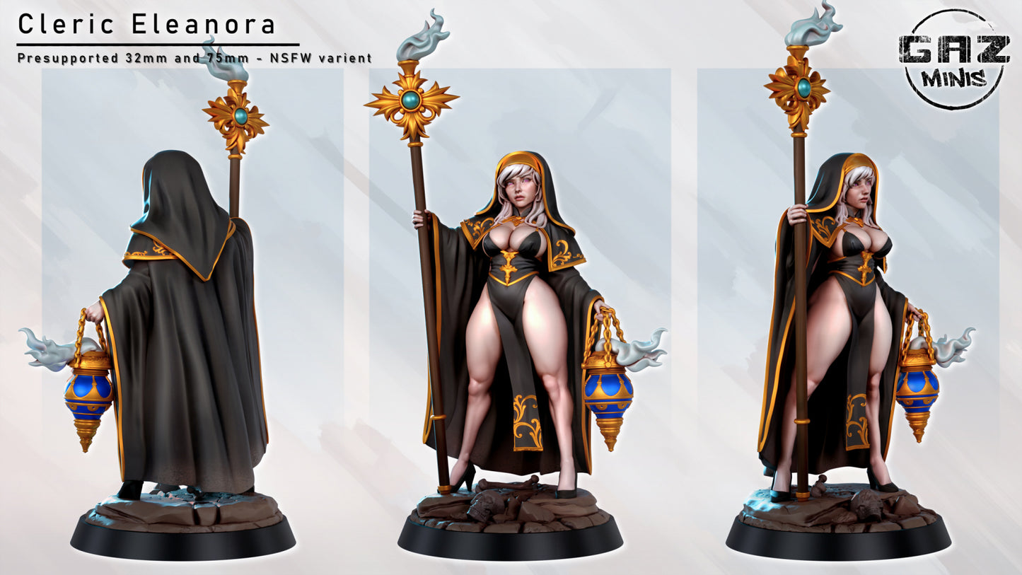 Cleric Eleanora from GAZ Minis (Feb 2024 release)