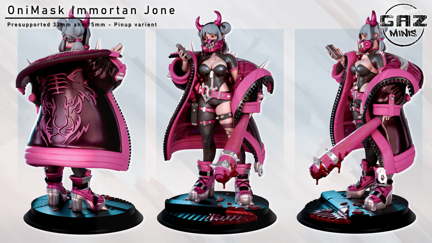 Immortan Joe (Jone) Fan Gender Swap - Mad Max Fury Road Parody Character Fan art from GAZ Minis (Mar 2024 release)