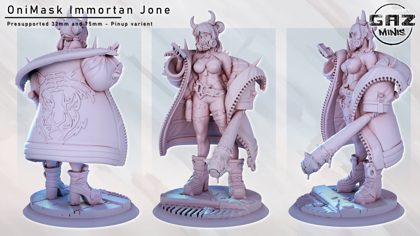 Immortan Joe (Jone) Fan Gender Swap - Mad Max Fury Road Parody Character Fan art from GAZ Minis (Mar 2024 release)