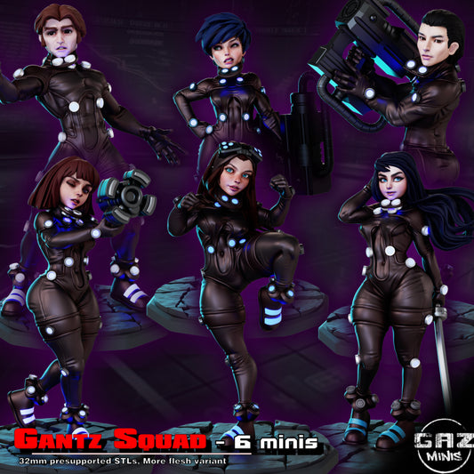 Gantz Squad from GAZ Minis (December 2023 release)