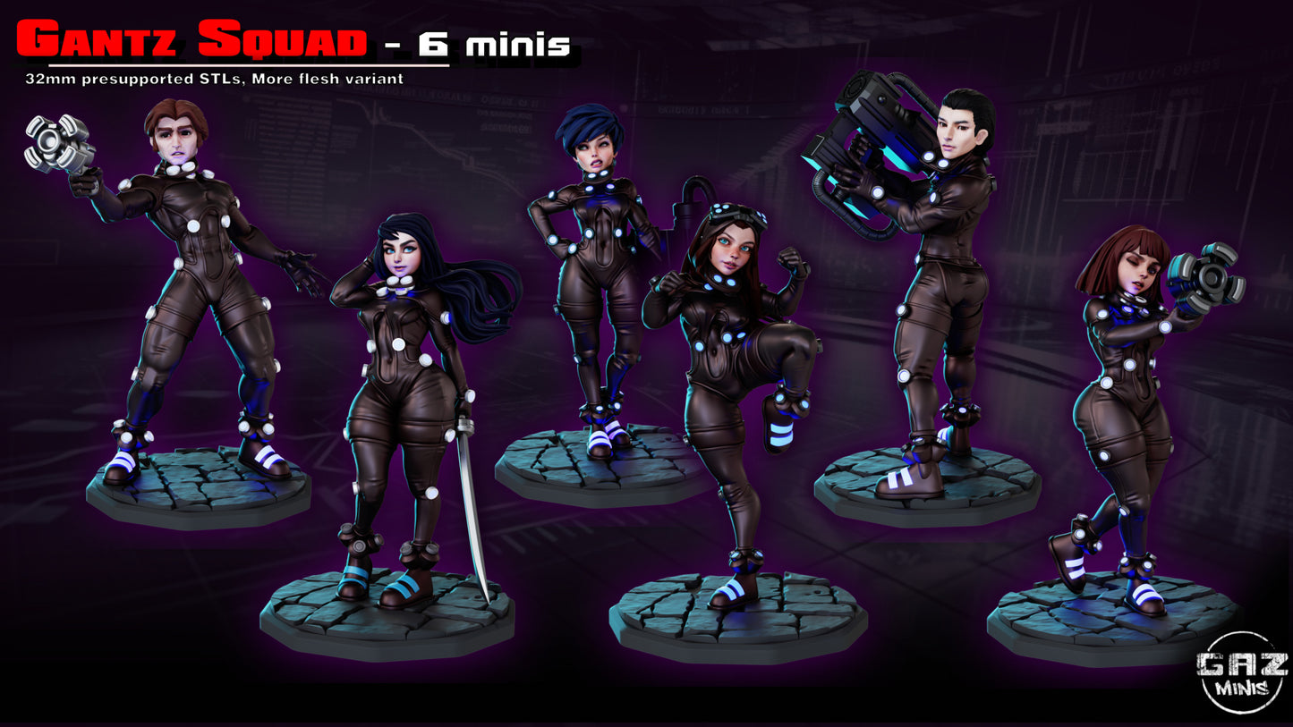 Gantz Squad from GAZ Minis (December 2023 release)