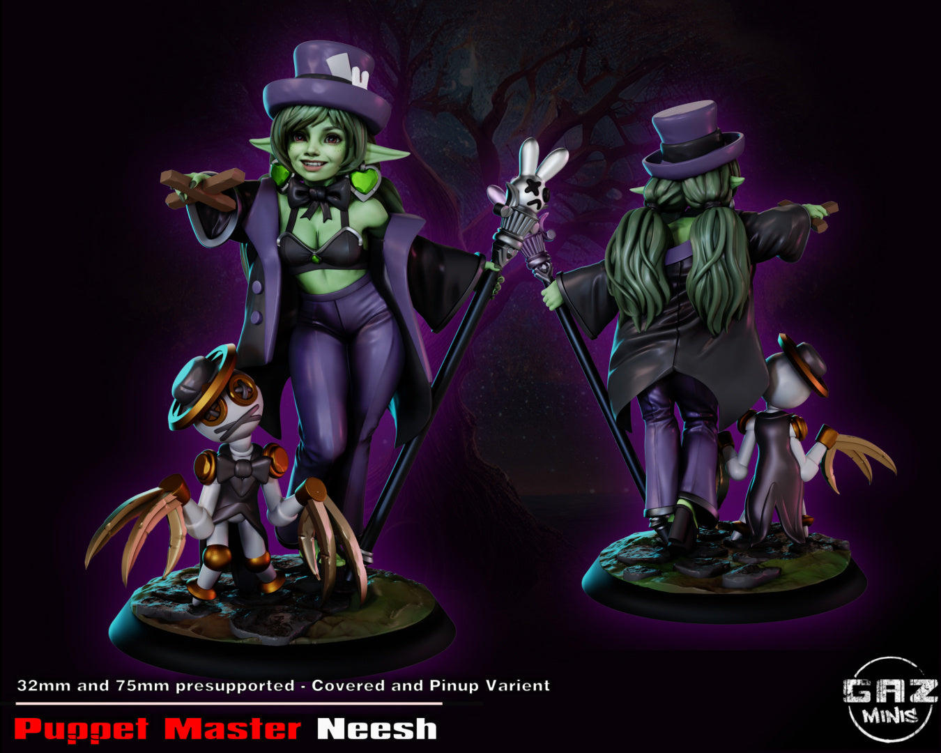 Puppet Master Neesh from GAZ Minis (January2024 release)